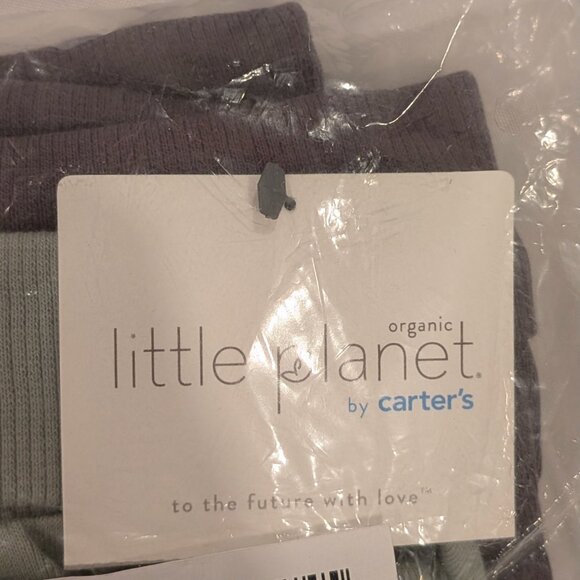 NWT Little Planet Carter's Organic Cotton Joggers Pants SET of 2 (9-Month Size) - Picture 7 of 8